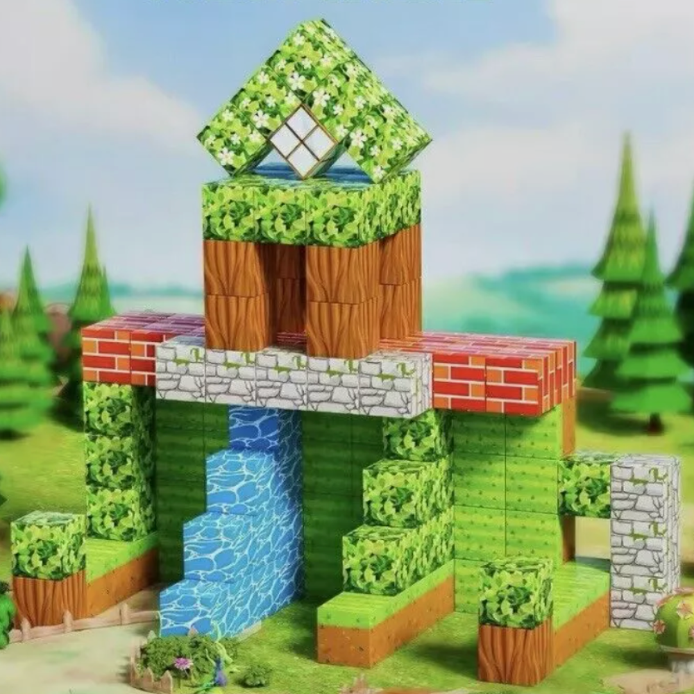 Magnetic Crafting Blocks
