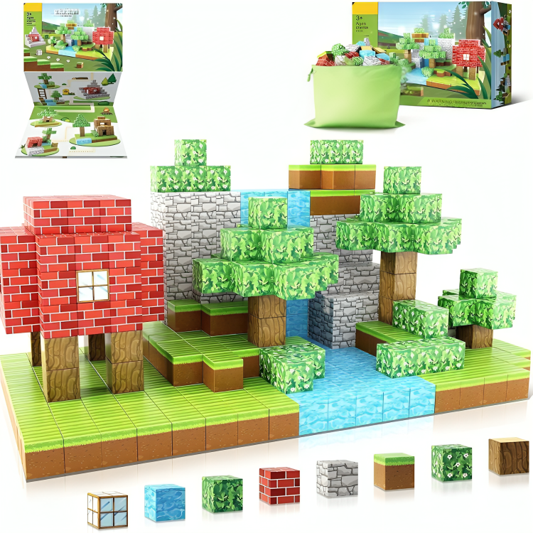 Magnetic Crafting Blocks