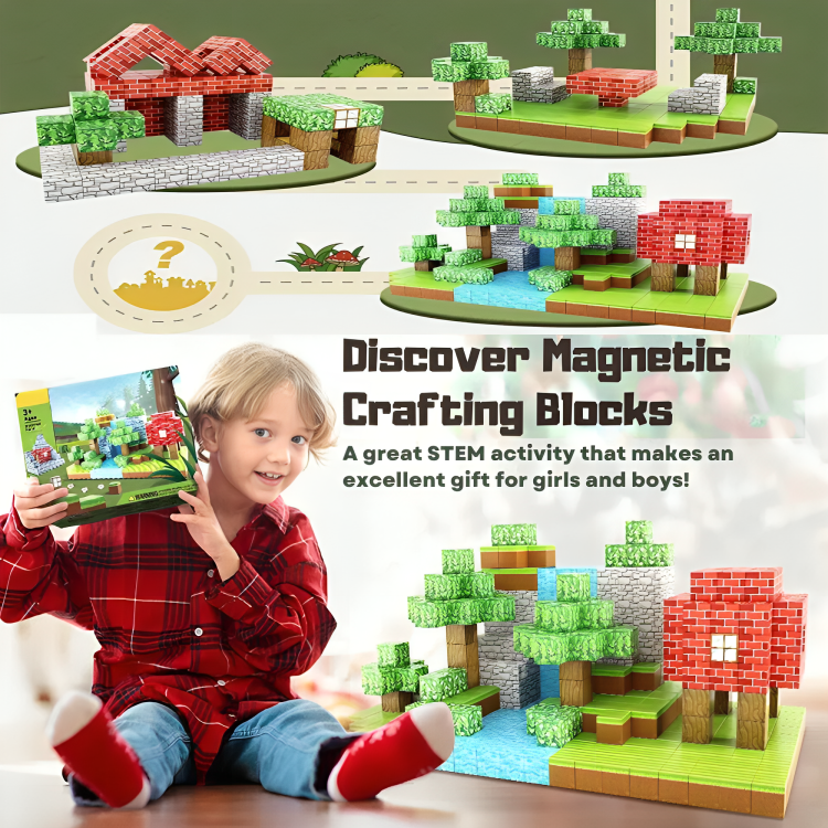 Magnetic Crafting Blocks (100PCS)