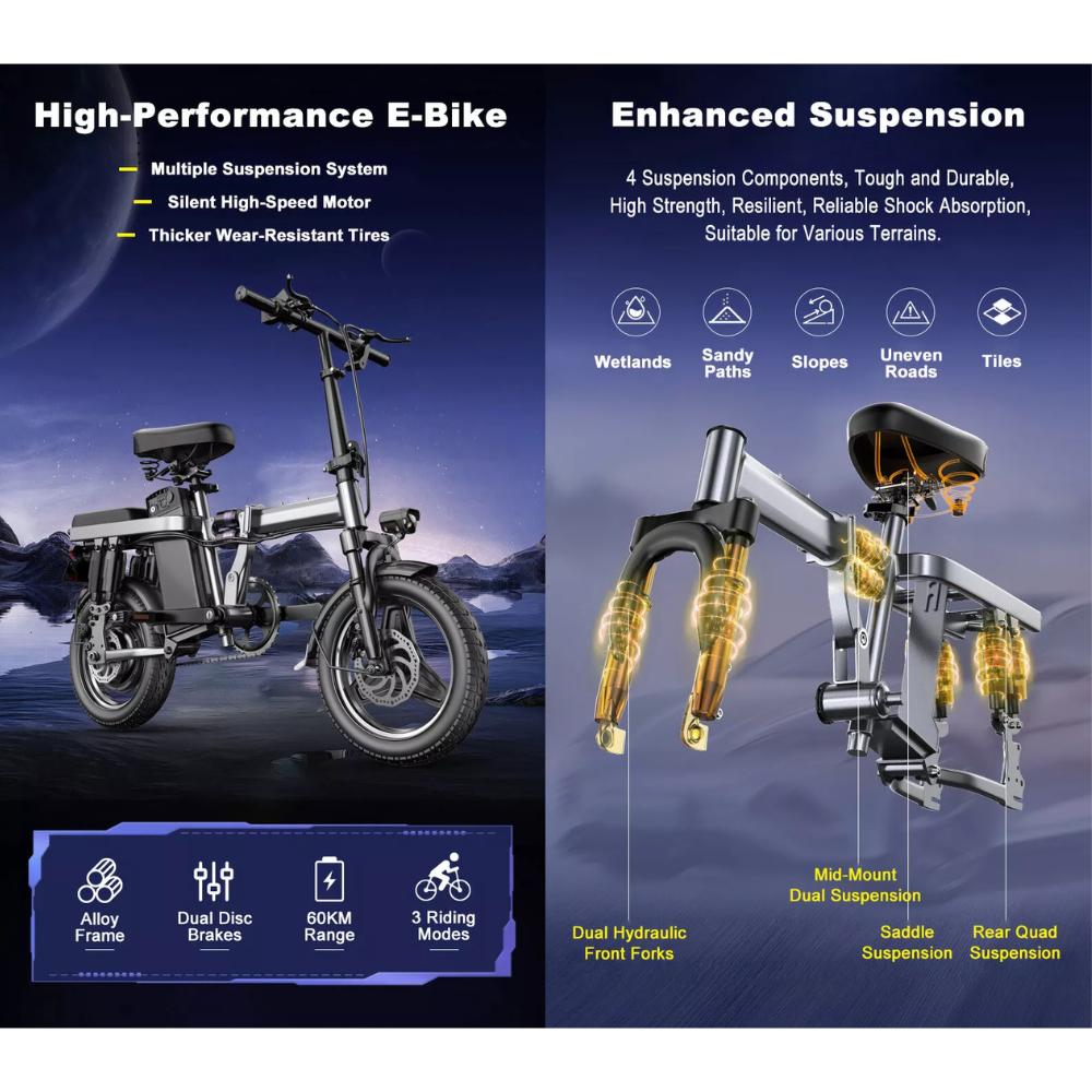 1000W E-Bike Fold