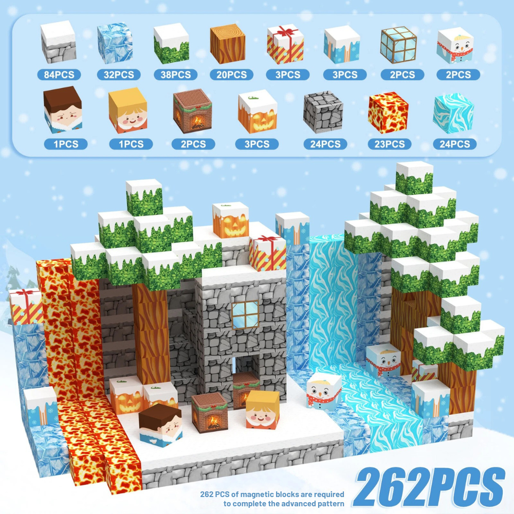 Magnetic Crafting Blocks (300PCS)