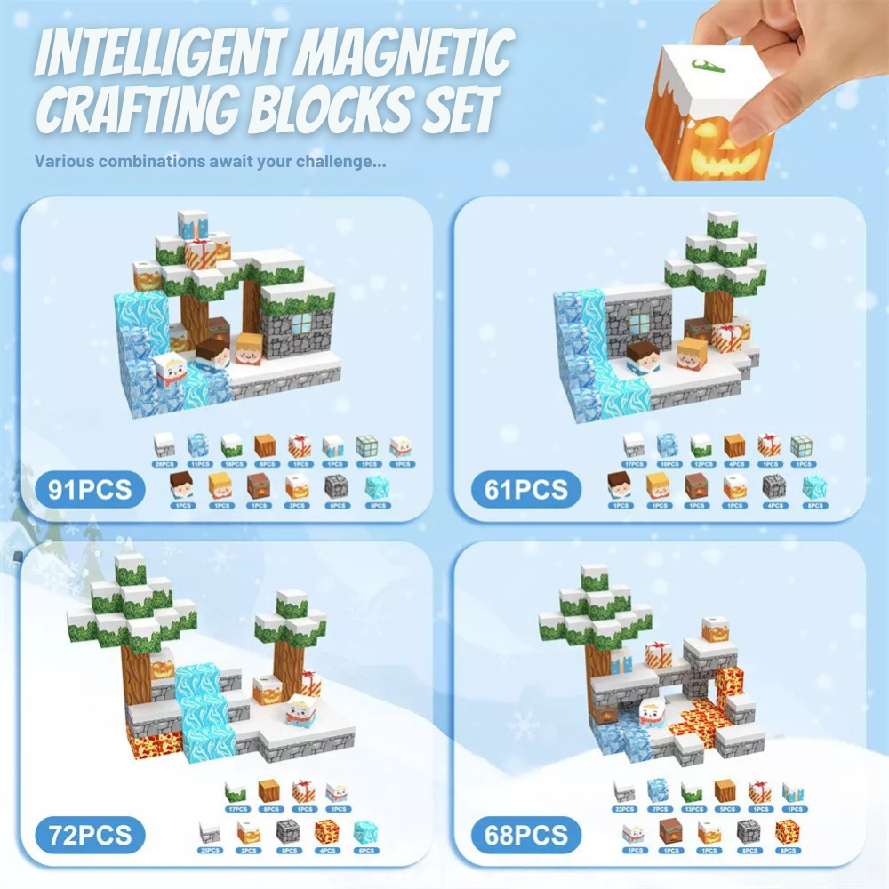 Magnetic Crafting Blocks (300PCS)