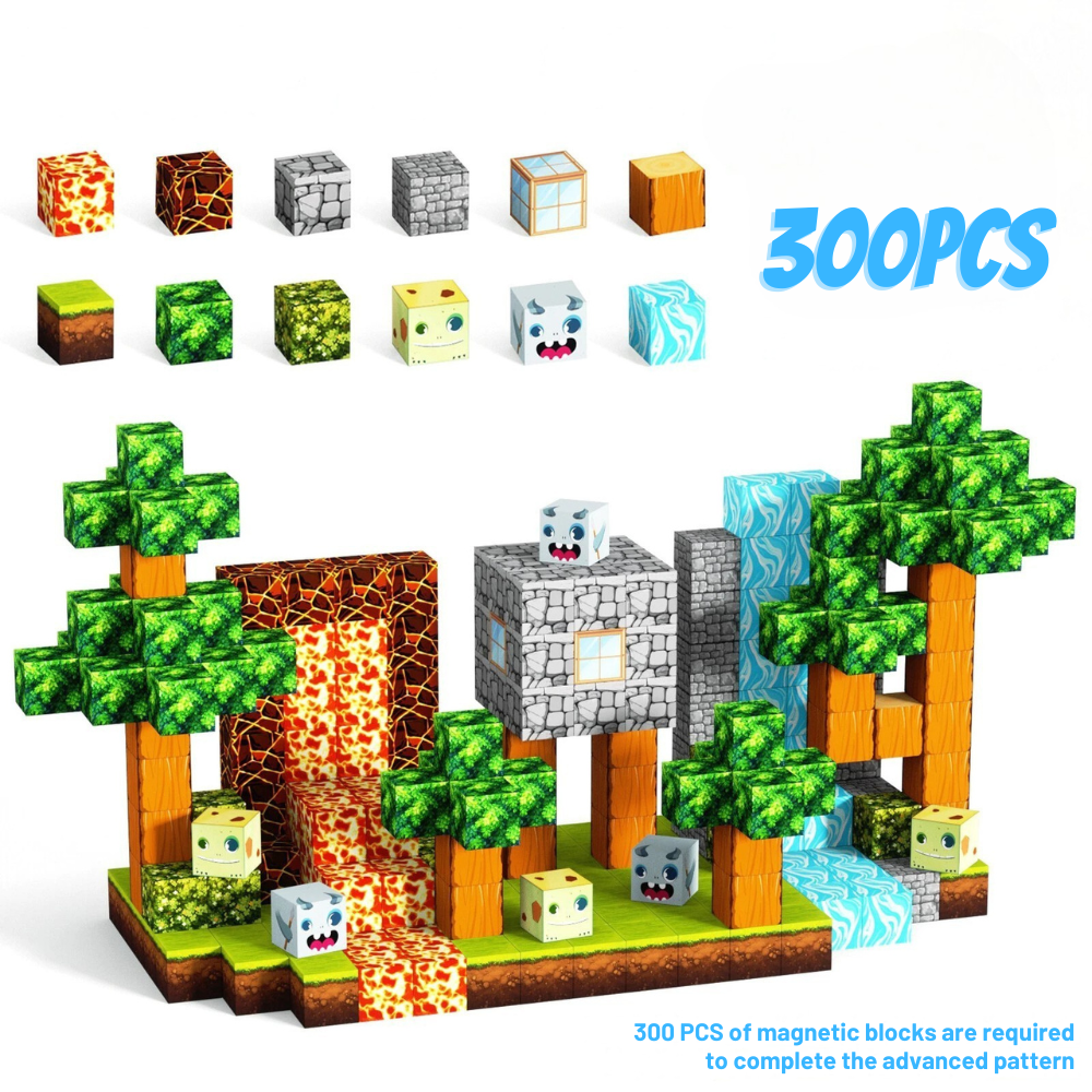Magnetic Crafting Blocks (300PCS)