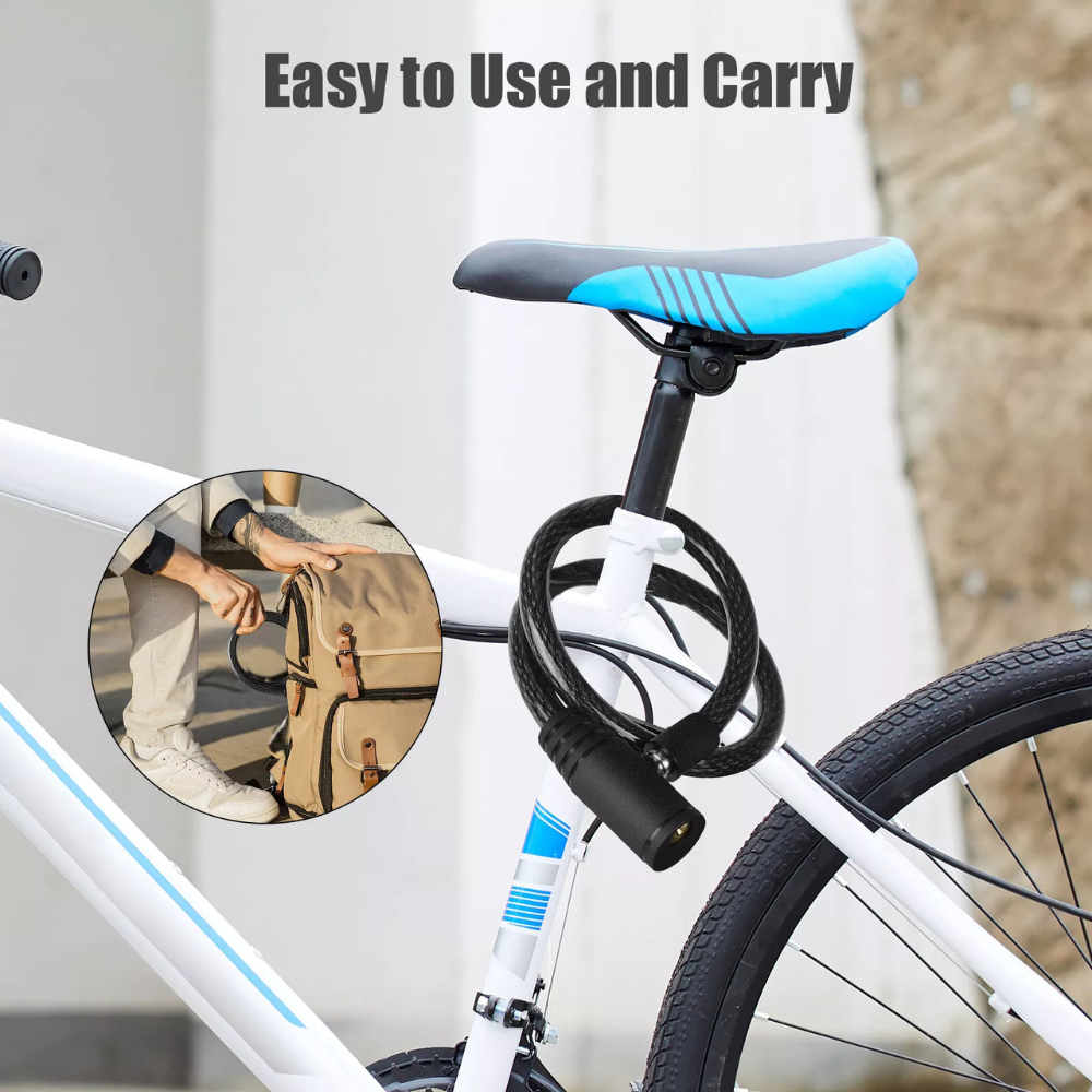 FITTOO Bicycle Security Cable Lock