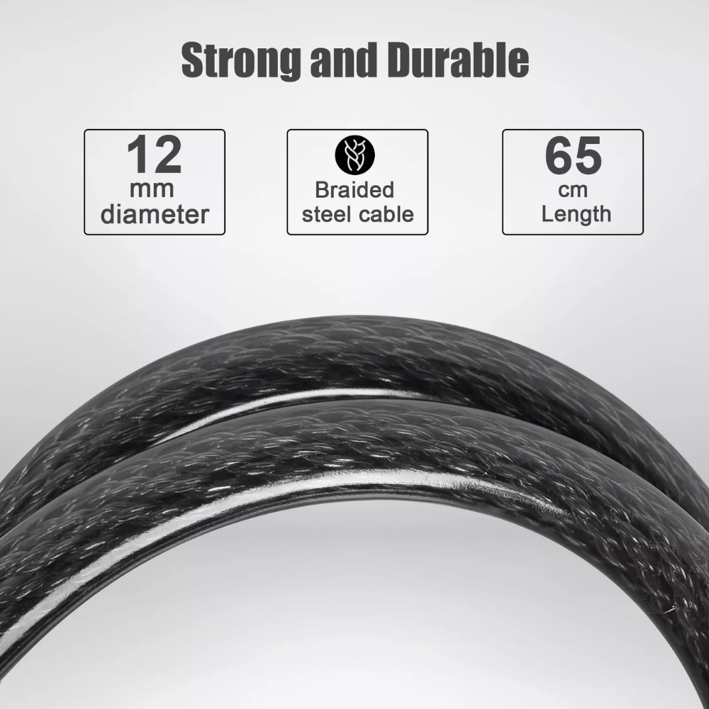FITTOO Bicycle Security Cable Lock