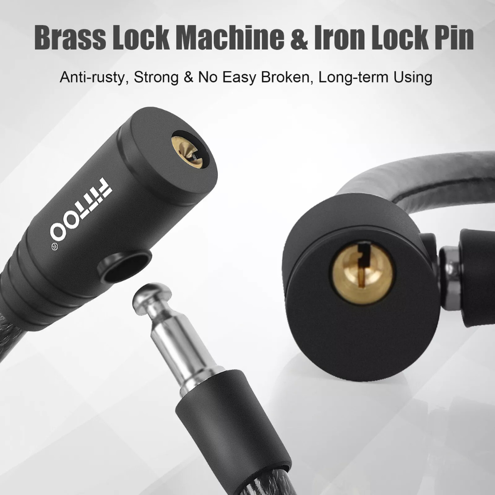 FITTOO Bicycle Security Cable Lock