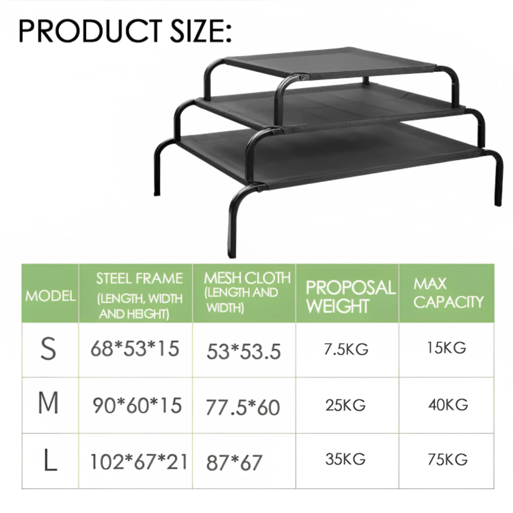 Elevated Pet Bed