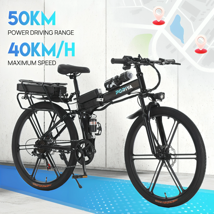 Poriya Foldable E-Bike 1500W